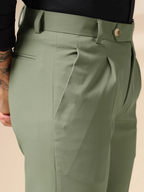 Pebble Men Pleated Formal Trouser by Italian Vega®