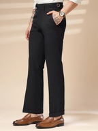 Navy Blue Single Buckle Formal Gurkha Pants by ITALIAN VEGA®