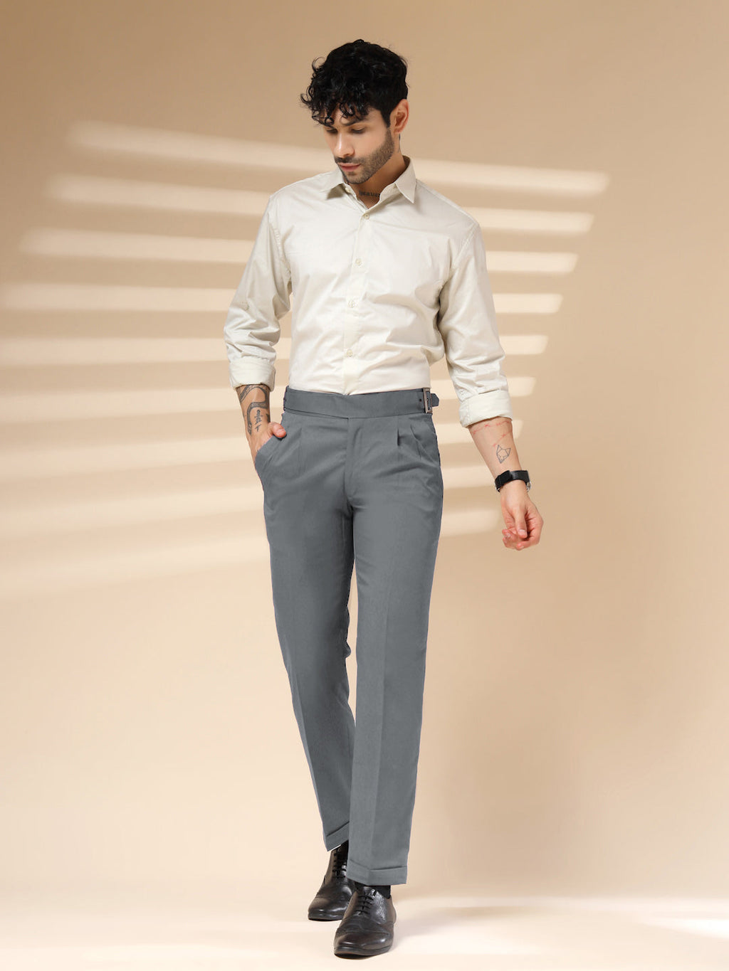 Classic Buckle Formal Gurkha Pants by ITALIAN VEGA®