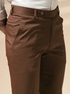 Brown Men Formal Pant by ITALIAN VEGA®