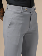 Royal Ash Grey Formal Trouser by ITALIAN VEGA®