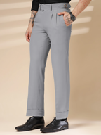 Ash Grey Signature Formal Gurkha Pants by ITALIAN VEGA®