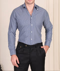 Old Money Deep Navy Stripe One Piece Collar by Italian Vega®