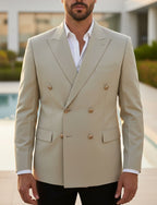 Lime Double Breasted One Piece Blazer by ITALIAN VEGA®