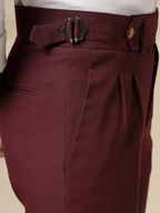 Wine Signature Formal Gurkha Pants by ITALIAN VEGA®