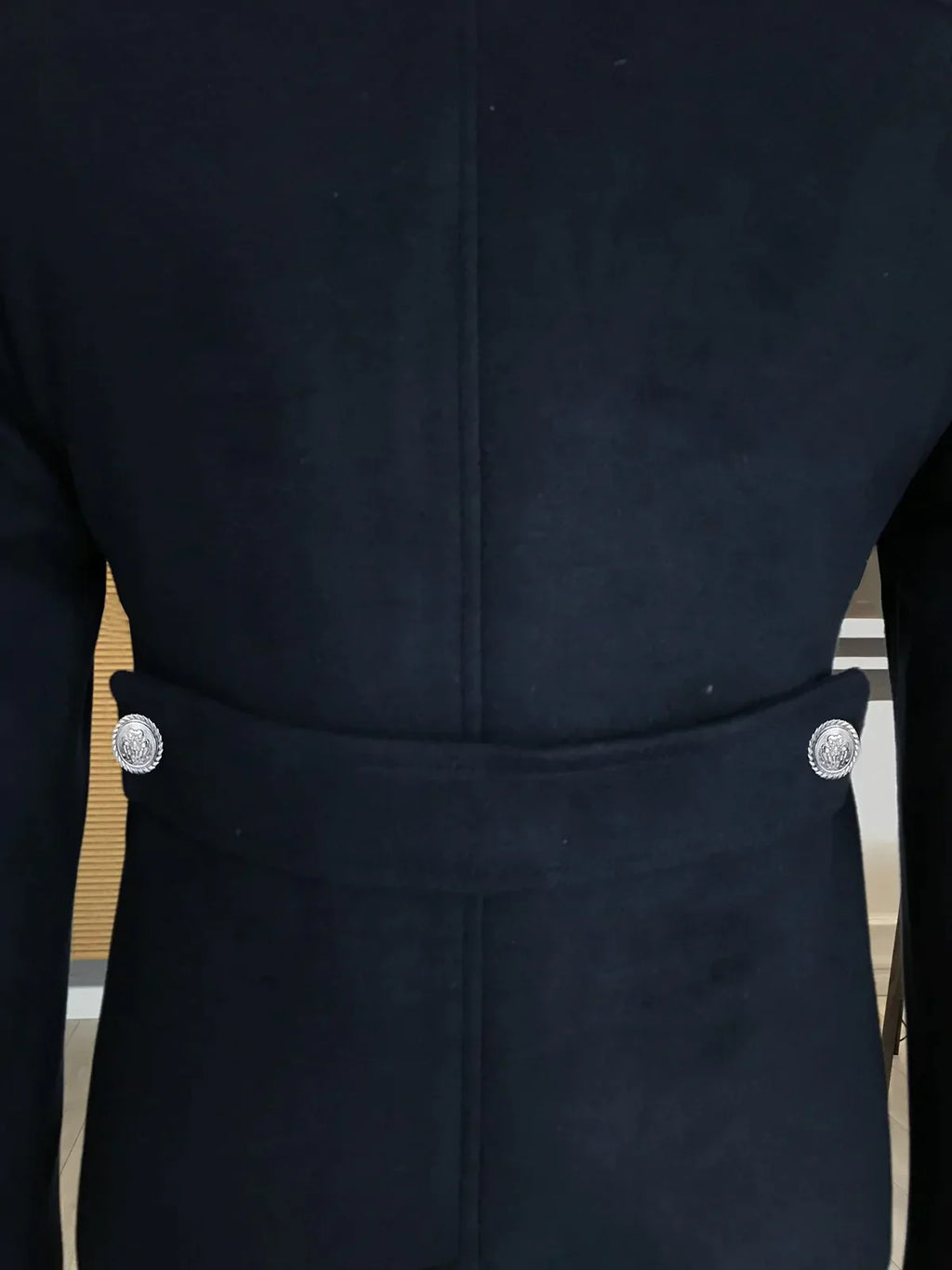 Alaska Dark Blue Double Breasted Over Coat by ITALIAN VEGA® (Winter Special)